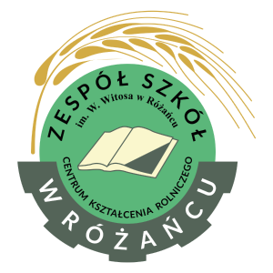 Logo szkoły w Różańcu